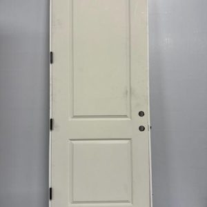 3080 1 3/8" Right hand swing, solid core, 2 panel carrara style